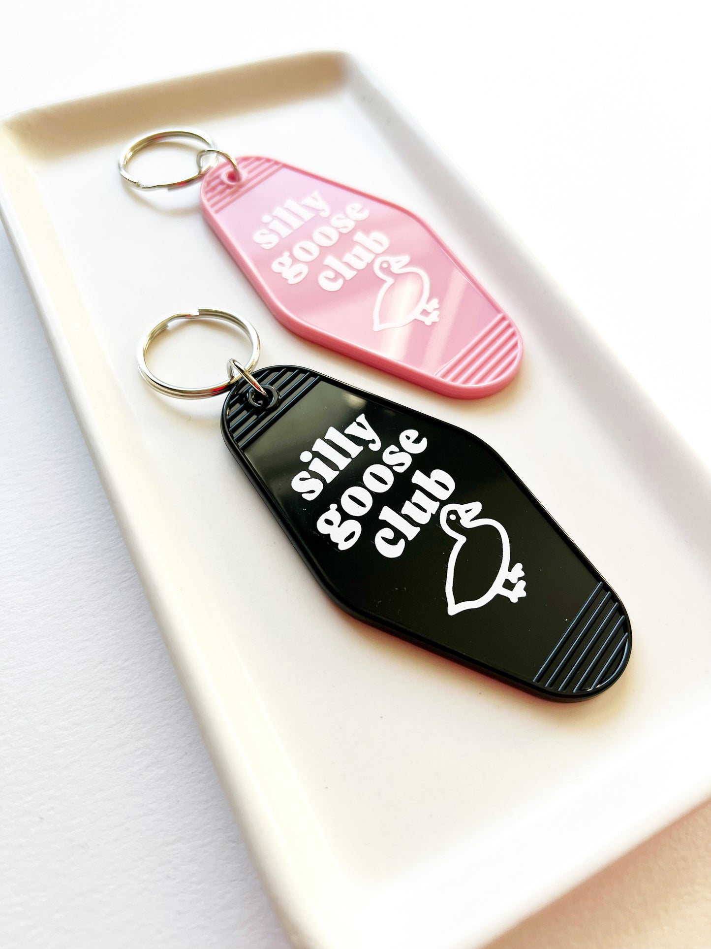 Silly Goose Club Keychain