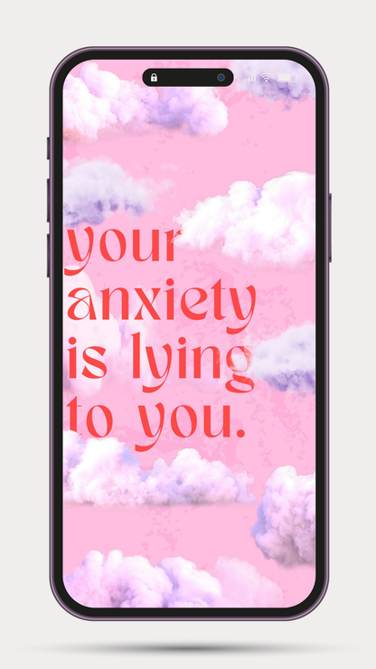 Anxiety is a Liar Wallpaper