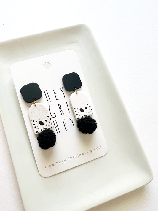 The Polka Pom Earrings