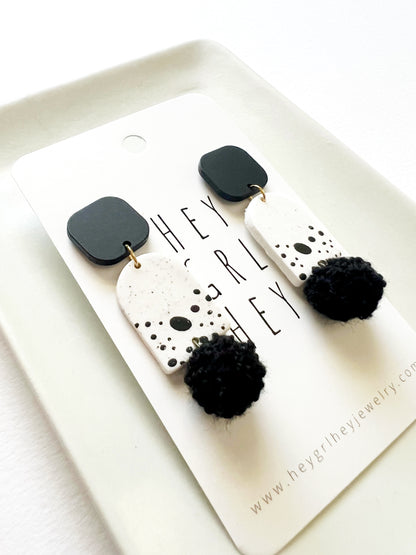 The Polka Pom Earrings