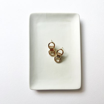 The Oval Link Earrings