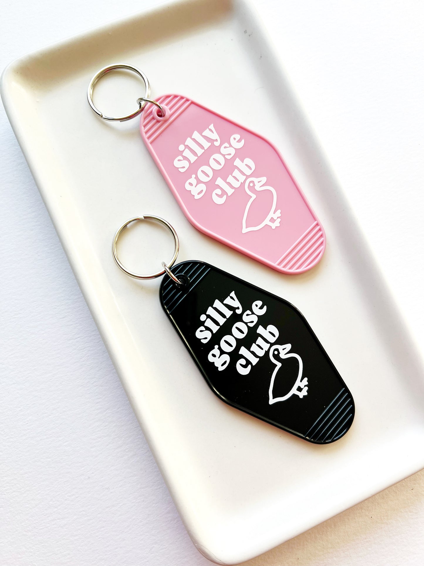 Silly Goose Club Keychain