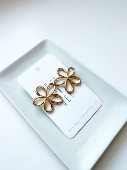 The Flower Statement Stud Earrings