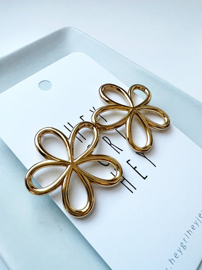 The Flower Statement Stud Earrings