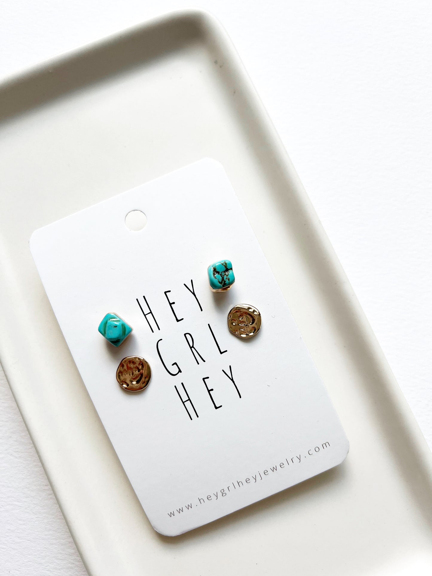 The Turquoise Bernadette Stud Pack