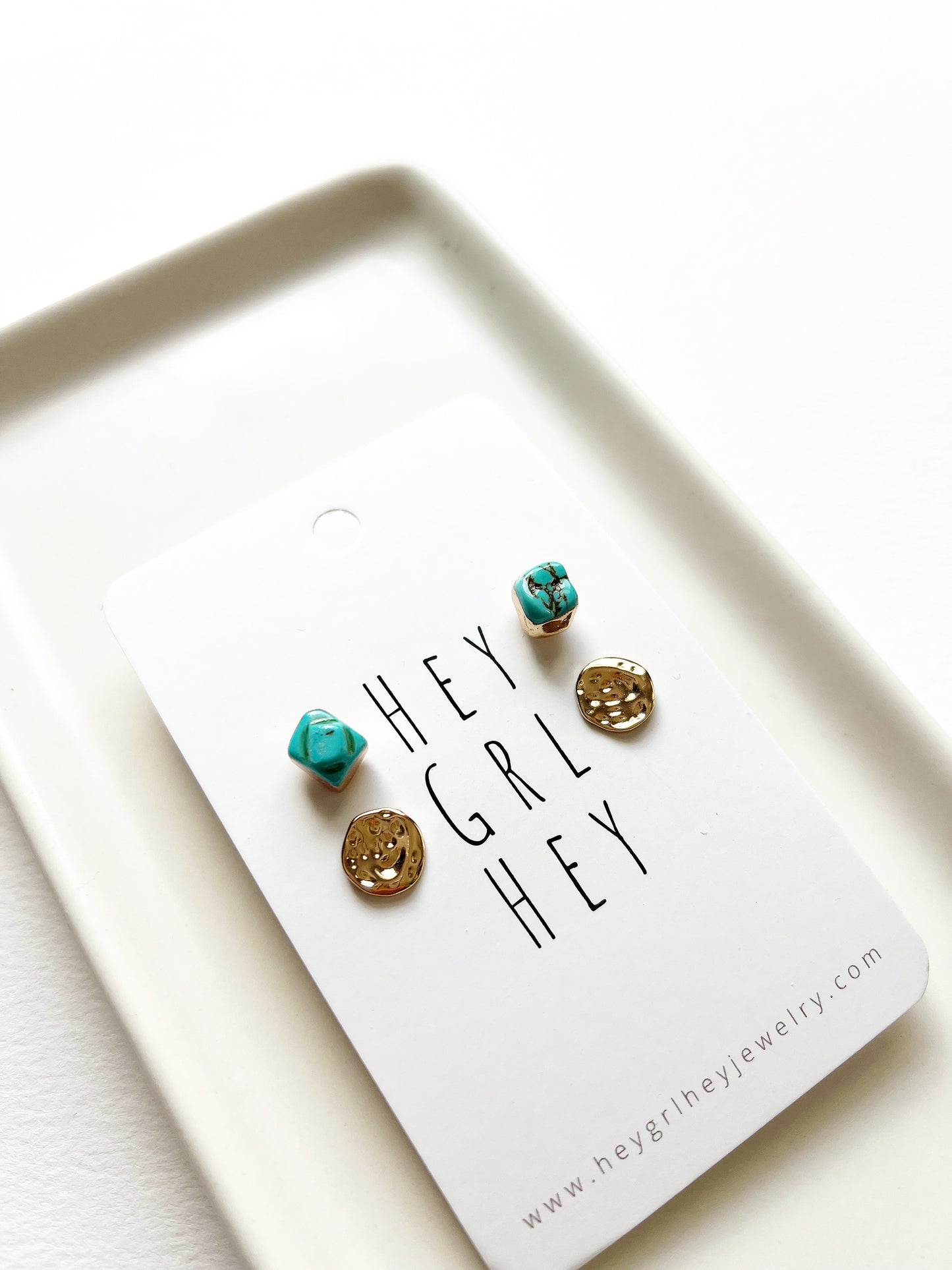 The Turquoise Bernadette Stud Pack