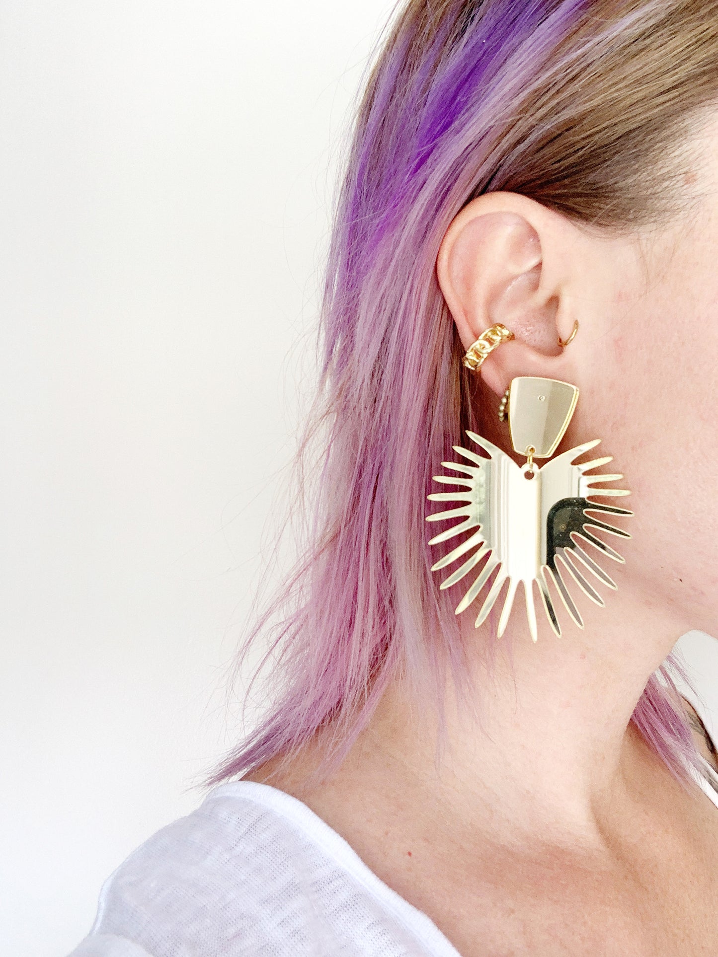 Dazzle Mirror Earrings