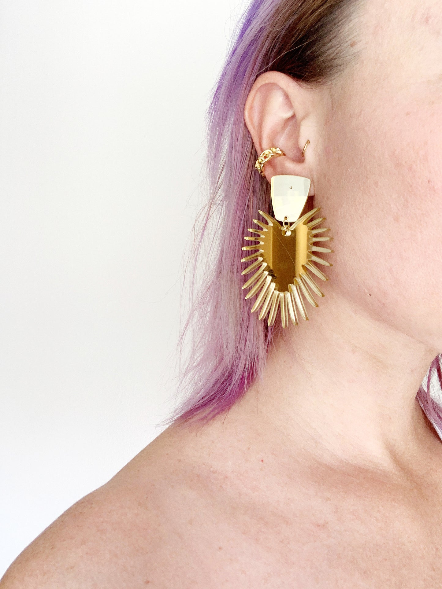 Dazzle Mirror Earrings